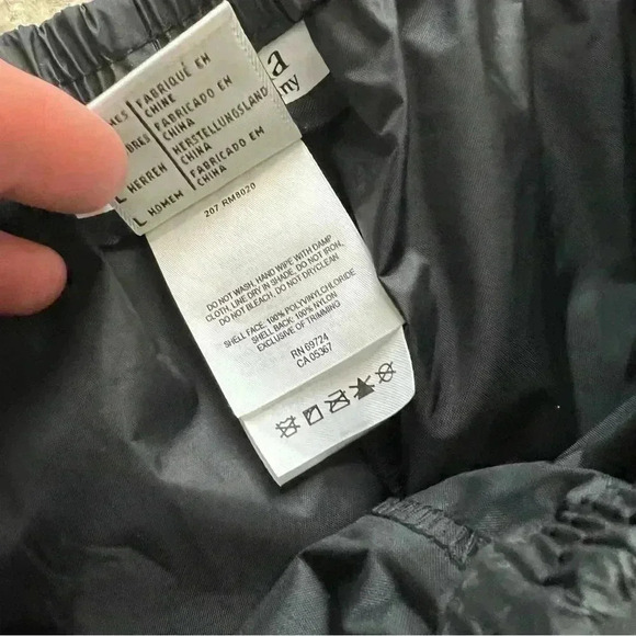 Columbia Rain Pants Men’s Size Large Black Button Pockets Outdoor - Picture 14 of 15